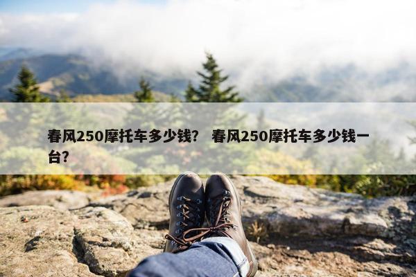 春风250摩托车多少钱？ 春风250摩托车多少钱一台？