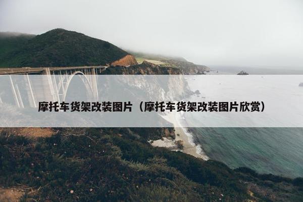 摩托车货架改装图片（摩托车货架改装图片欣赏）