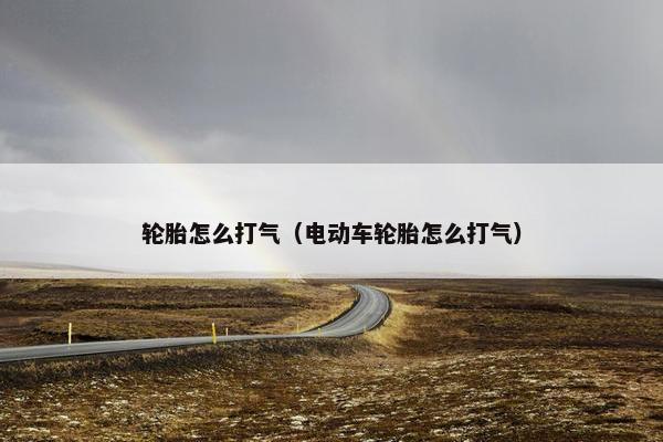 轮胎怎么打气（电动车轮胎怎么打气）