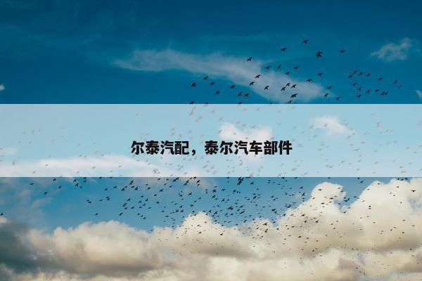 尔泰汽配，泰尔汽车部件