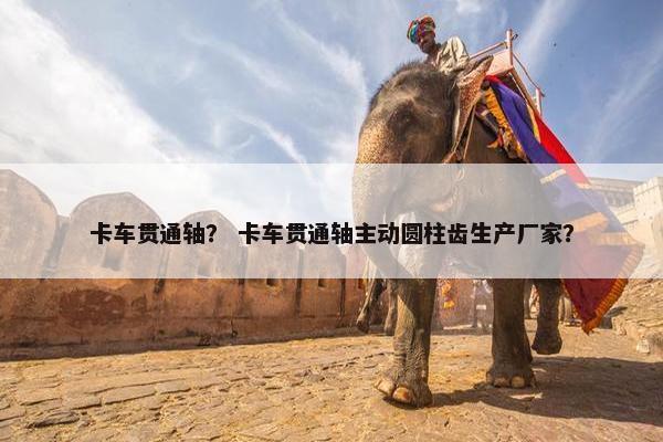卡车贯通轴？ 卡车贯通轴主动圆柱齿生产厂家？
