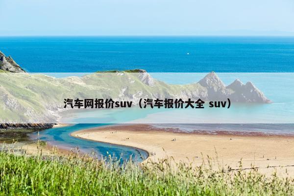 汽车网报价suv（汽车报价大全 suv）