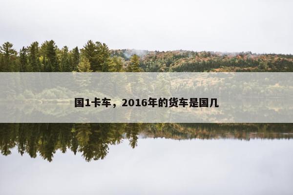 国1卡车，2016年的货车是国几