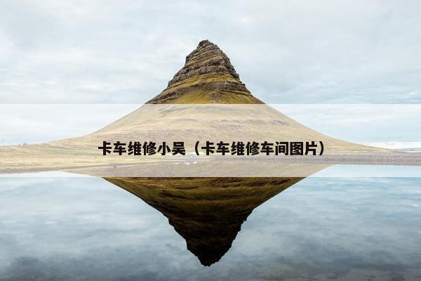 卡车维修小吴（卡车维修车间图片）