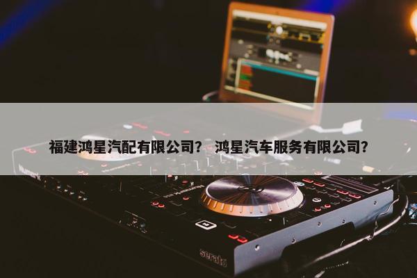 福建鸿星汽配有限公司？ 鸿星汽车服务有限公司？