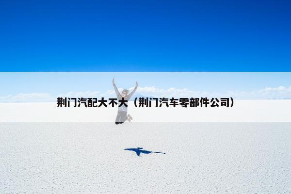 荆门汽配大不大（荆门汽车零部件公司）
