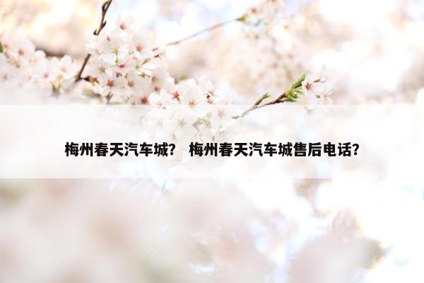 梅州春天汽车城？ 梅州春天汽车城售后电话？
