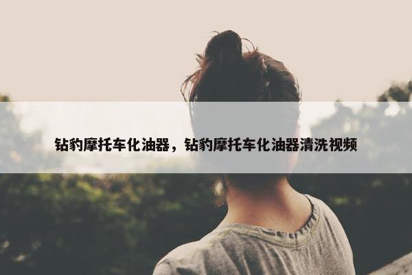 钻豹摩托车化油器，钻豹摩托车化油器清洗视频