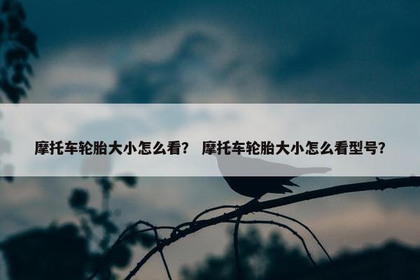 摩托车轮胎大小怎么看？ 摩托车轮胎大小怎么看型号？