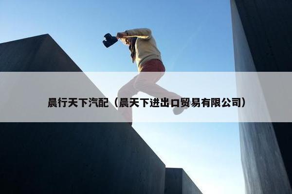 晨行天下汽配（晨天下进出口贸易有限公司）