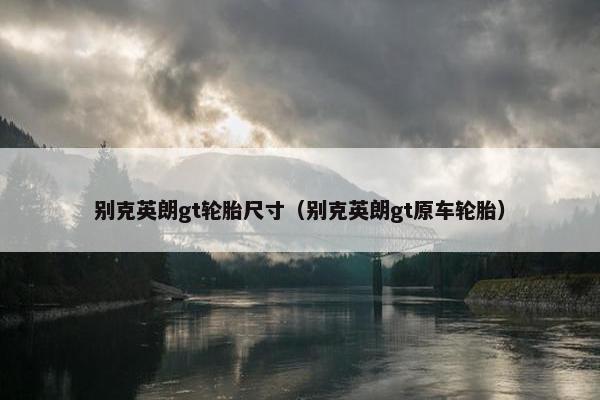 别克英朗gt轮胎尺寸（别克英朗gt原车轮胎）