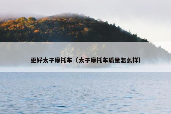 更好太子摩托车（太子摩托车质量怎么样）