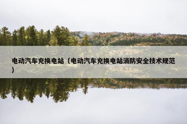 电动汽车充换电站（电动汽车充换电站消防安全技术规范）