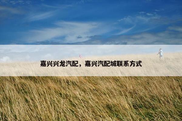 嘉兴兴龙汽配，嘉兴汽配城联系方式