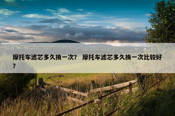 摩托车滤芯多久换一次？ 摩托车滤芯多久换一次比较好？