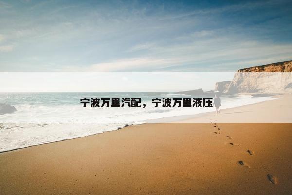 宁波万里汽配，宁波万里液压