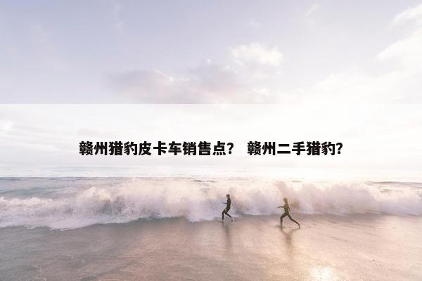 赣州猎豹皮卡车销售点？ 赣州二手猎豹？