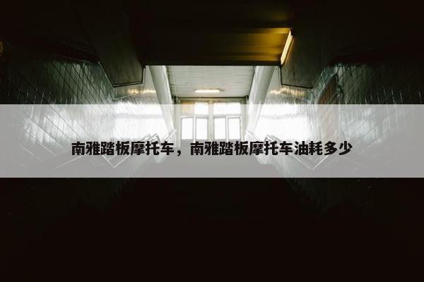 南雅踏板摩托车，南雅踏板摩托车油耗多少