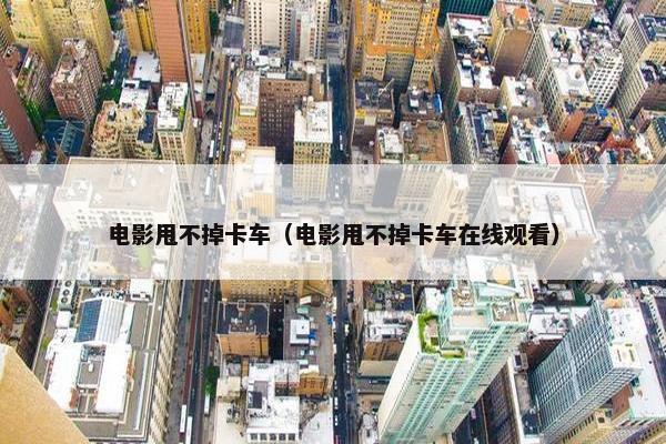 电影甩不掉卡车（电影甩不掉卡车在线观看）