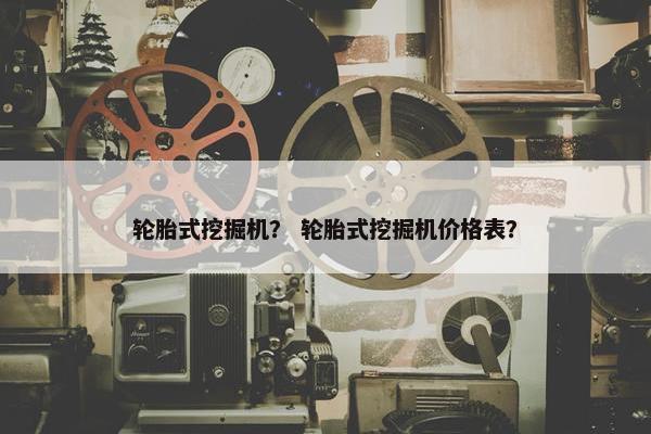 轮胎式挖掘机？ 轮胎式挖掘机价格表？