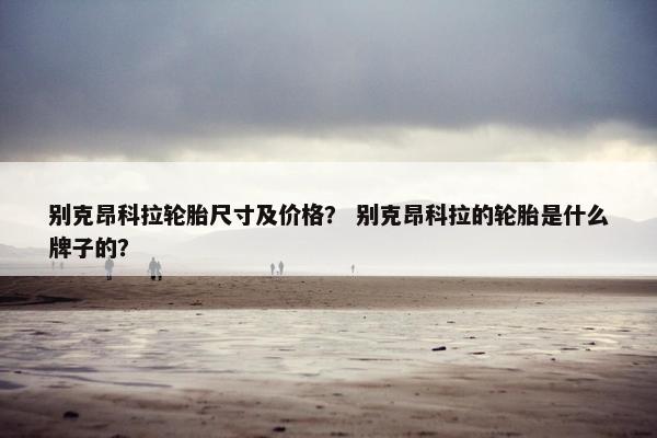 别克昂科拉轮胎尺寸及价格？ 别克昂科拉的轮胎是什么牌子的？