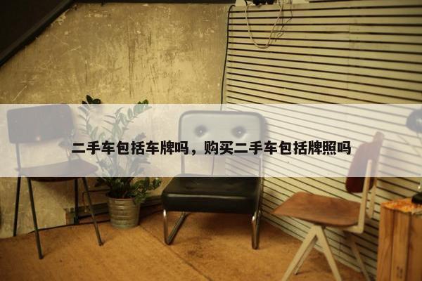 二手车包括车牌吗，购买二手车包括牌照吗