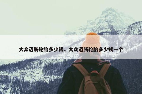 大众迈腾轮胎多少钱，大众迈腾轮胎多少钱一个