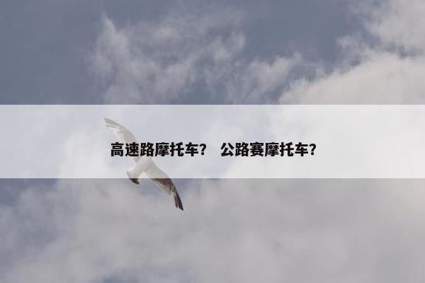 高速路摩托车？ 公路赛摩托车？